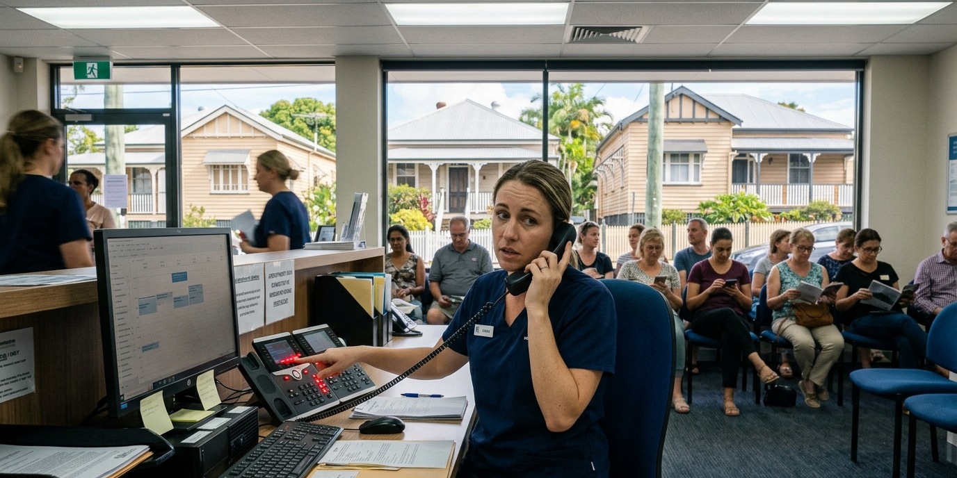 Why your reception team is drowning at 9am — and how Australian GP clinics fixed it